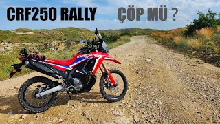 HONDA CRF 250 RALLY TEST  REVIEW  NORMAL VATANDAŞ MOTORSİKLET YORUMLUYOR  ANTALYA  TÜRKİYE [upl. by Adnahsor868]