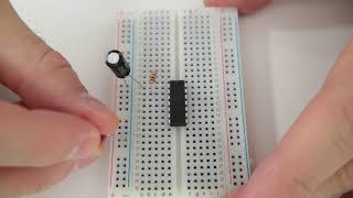 Build A Blinking LED Circuit Stepbystep instructions [upl. by Shirleen610]