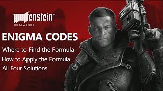 How to solve Enigma Code Puzzles  Wolfenstein The New Order [upl. by Iy]