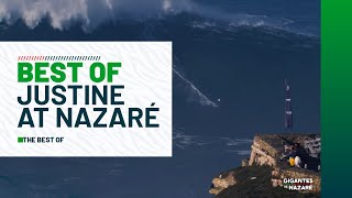 O melhor de Justine Dupont nas ondas Gigantes de Nazaré [upl. by Nahsor205]