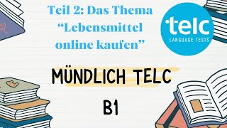 Telc B1  das Thema Lebensmittel online kaufen [upl. by Grimbal449]