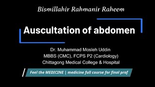 Abdomen auscultation [upl. by Siletotsira]