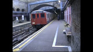 London Underground 2007Victoria Line 67 Stock amp East London Line A Stock Highbury amp Canada Water [upl. by Klenk]