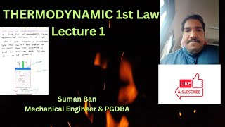 THERMODYNAMIC 1st Law Mechanical Engineering amp physics classes [upl. by Akimehs164]