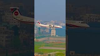 Bangladesh Biman Landing 🛬 flywithrany subscribe shorts shortvideo plane landingview [upl. by Corwun107]