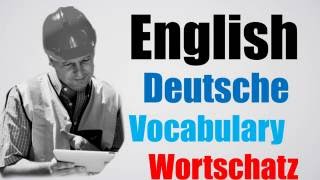 Video101 DeutschEnglisch Wortschatz Übersetzung German English SerbischKroatisch Sprachkurse [upl. by Janerich]