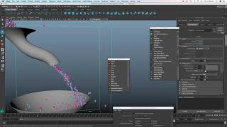 How to create Maya Emitter Partical and Instancer [upl. by Tan]