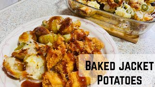 Baked jacket potato recipe bySampA in UK 🇬🇧 easyampquick jacket potato recipe [upl. by Nlycaj435]