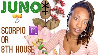 😘🥰 MARRIAGE amp LONG TERM RELATIONSHIP JUNO in SCORPIO ♏️ or 8th HOUSE 🏡 Natal Chart  Astrology [upl. by Root]