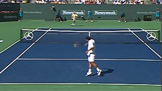 Sampras vs Agassi Indian Wells Final 2001 Highlights [upl. by Baun]