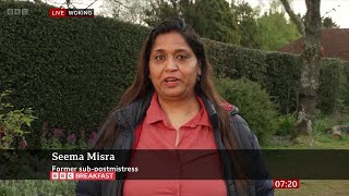 Seema Misra Former Post Office SubPostmistress On BBC Breakfast 12042024 [upl. by Natsyrt296]