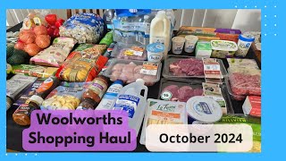 Woolworths Weekly Shopping Haul  29 October 2024 [upl. by Sremmus]