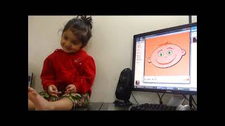 Fatima making faces with Brainy Baby Laugh amp Learn [upl. by Odicalp]