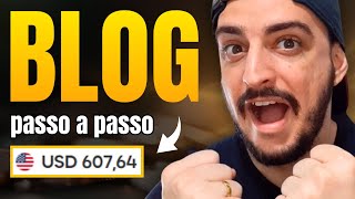 COMO CRIAR UM BLOG E COMO GANHAR DINHEIRO COM BLOG profissional [upl. by Ennaeiluj]