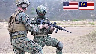 Malaysian Army 18 RAMD PARA and US Marines  RIMPAC 2022 [upl. by Manthei]