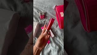 Clarins Beauty Unbox clarins clarinsmakeup lipoil shorts unboxing [upl. by Anak]