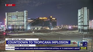 Countdown to Tropicana implosion [upl. by Sdlonyer]