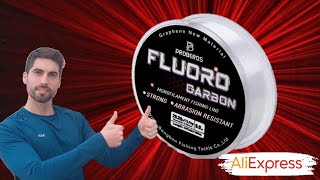 🔴 FLUOROCARBONO ALIEXPRESS BARATO funciona  Hilos de pesca AliExpress 🔴 [upl. by Eimrots]