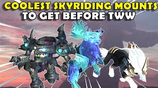 10 of The Coolest Skyriding Mounts to Get Before The War Within Launches [upl. by Aihsotan]