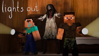 DONT GO IN THE DARK🕯 Lights Out Part2 Minecraft Horror Story in Hindi [upl. by Vivie]