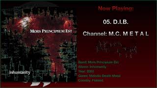 DIB  Mors Principium Est 2003 Inhumanity Album [upl. by Kelsi891]