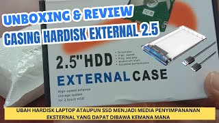 Unboxing Casing Hardisk External  HDD External Case  Hardisk Internal jadi Eksternal [upl. by Trout346]