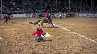 Hide race  Pecos Rodeo 2024 champions [upl. by Allenaj]