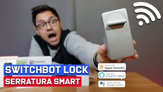 Serratura SMART su PORTA BLINDATA  SwitchBot Lock [upl. by Casabonne]