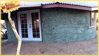 Exterior Paint  Underground Earthbag Building  Weekly Peek Ep82 [upl. by Ceevah33]