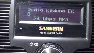 Radio Cadena 1220 AM argentina on sangean internet radio [upl. by Navannod]