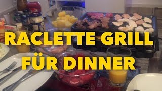 Raclette Grill für Dinner [upl. by Anaihk]