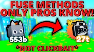 New BEST Fuse Methods on Pet Simulator X Cat World Update Roblox [upl. by Tteltrab]