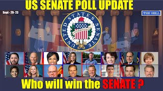 Breaking Latest US Senate Poll Results Revealed  Insights from The Hill 🚨 [upl. by Nnaeirb571]