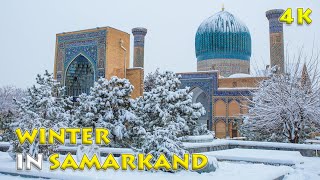 Winter in Samarkand A Spectacular 4K Adventure [upl. by Drannel270]