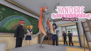 Yandere Simulator Concept Turn Your Rivals into Art [upl. by Lanahtan]