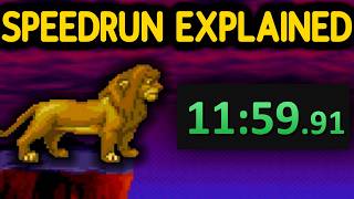 How The Lion King SNES was Beaten in Under 12 Minutes [upl. by Aloysia]