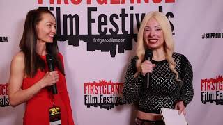 Klaras Box  24th FirstGlance Los Angeles Film Fest interview [upl. by Semadar]