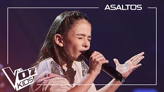 Celia Puntas canta Si a veces hablo de ti  Asaltos  La Voz Kids Antena 3 2024 [upl. by Nil]