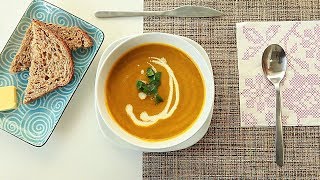 Potage aux carottes et à la coriandre [upl. by Homovec]