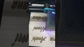 Llaveros de madera personalizados grabados con láser Twoo Trees TTS PRO de 20 watts [upl. by Hiett]