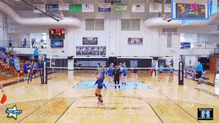 Mustang Volleyball Varsity vs Whitesville Trinity 91924 [upl. by Yenalem]