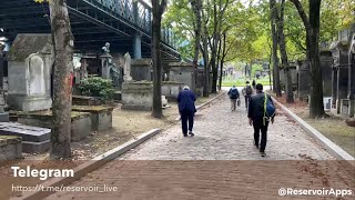 Visite du cimetière de Montmartre avec Gabriel Marie Philippe et Houria [upl. by Eisus]