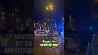 Eisenacher Montagsprotest für Frieden Freiheit und Souveränität am 111124 [upl. by Parrisch]