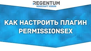 Как настроить плагин PermissionsEX Легко Minecraft Plugin [upl. by Aitsirt648]