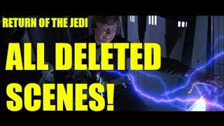 HD Star Wars Episode 6 Return Of The Jedi ALL DELETED SCENES [upl. by Rudman]