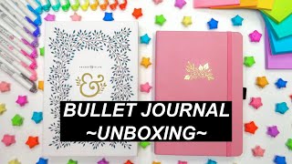 I BOUGHT A BULLET JOURNAL  bullet journal unboxing Archer amp Olive [upl. by Guillemette]