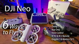 DJI Neo Review  A Great Way to Start FPV with SIX Different Ways to Control [upl. by Yanel]