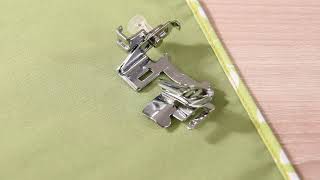 NECCHI Sewing Machine Presser Foot TutorialBinding Foot [upl. by Delsman]