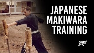 Japanse Makiwara Training [upl. by Enilaf]