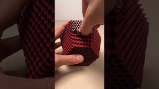 Hex o‘clock tableclock clockwork asmr 3dprinting diy interiordesign geometrical hexagon [upl. by Vidda]